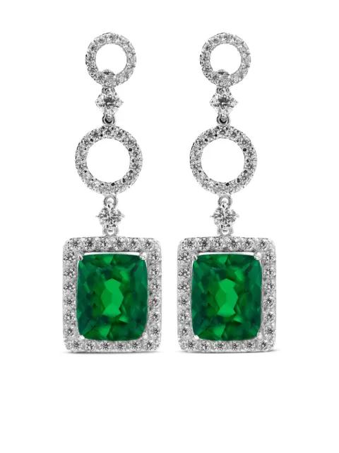 sterling silver Rubain earrings by JUWELINA PARIS