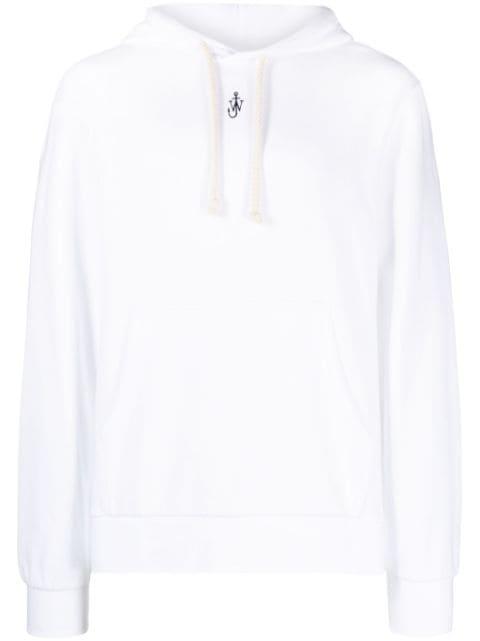 Anchor-embroidered hoodie by JW ANDERSON