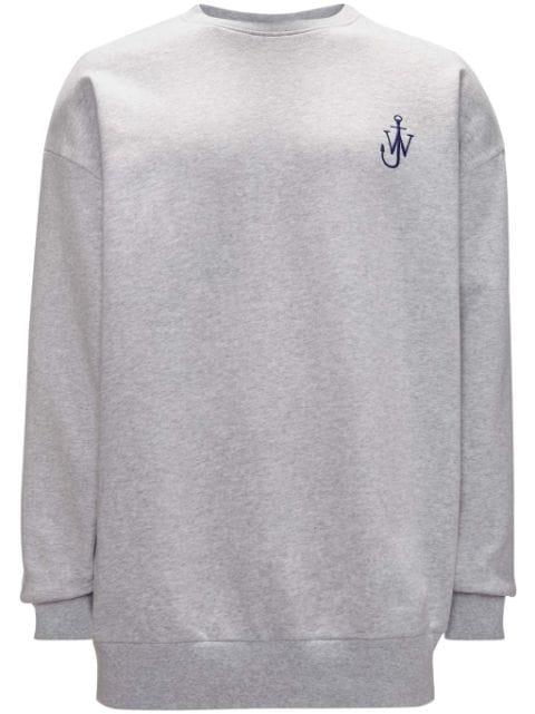 Anchor-logo organic cotton sweatshirt by JW ANDERSON