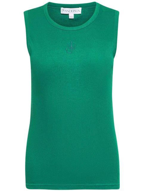 Anchor-logo tank top by JW ANDERSON