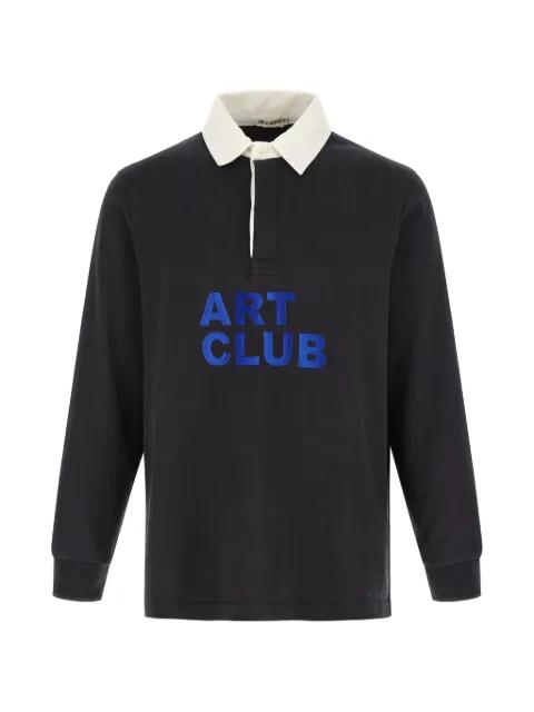 Art Club long-sleeve polo shirt by JW ANDERSON