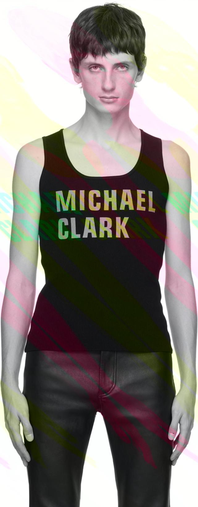 Black Michael Clark Edition Tank Top by JW ANDERSON