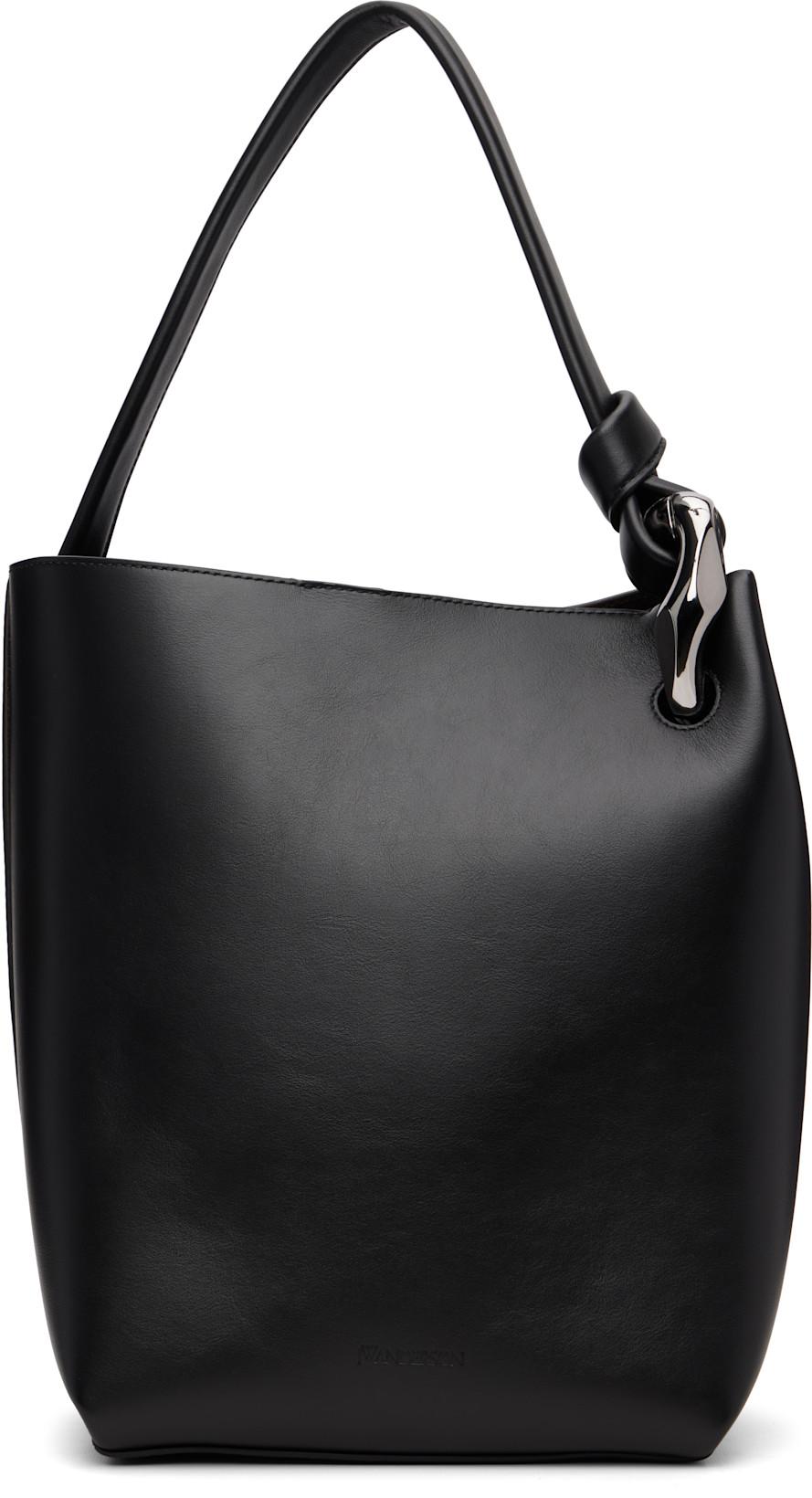 Black 'The JWA Corner Bucket' Bag by JW ANDERSON