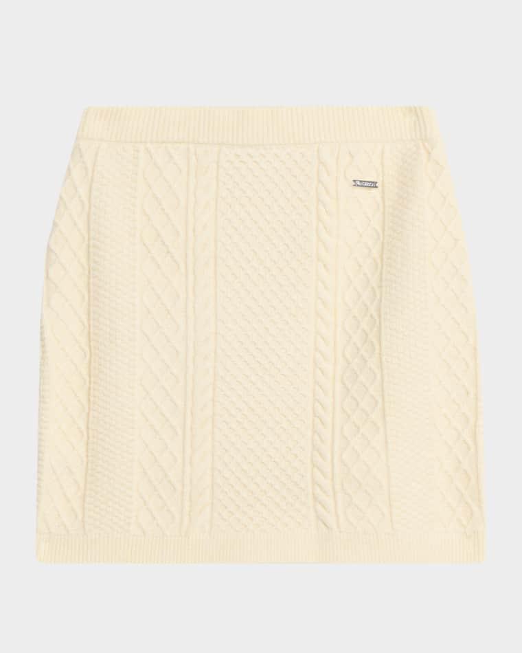 Cable-Knit Mini Skirt by JW ANDERSON