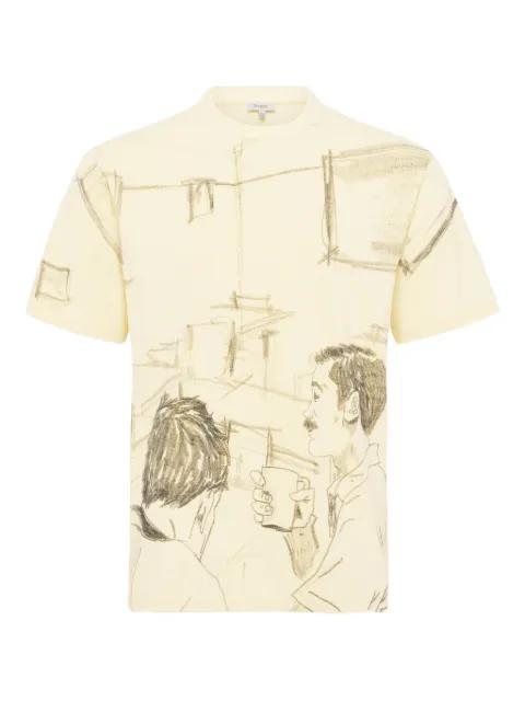 Café Scene T-shirt by JW ANDERSON