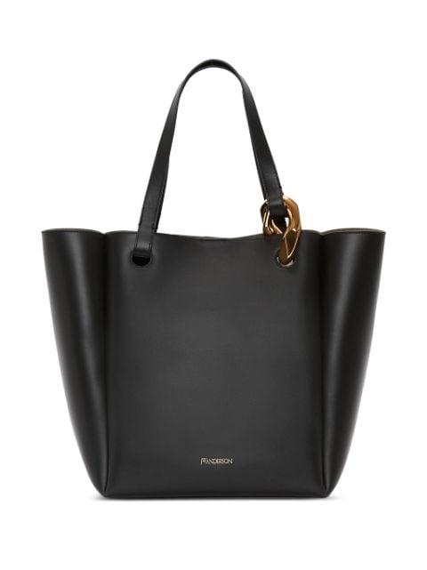 Chain Cabas leather tote by JW ANDERSON