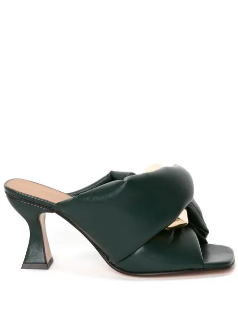 Chain Twist heeled sandals by JW ANDERSON