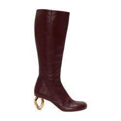 Chain heel high boots by JW ANDERSON