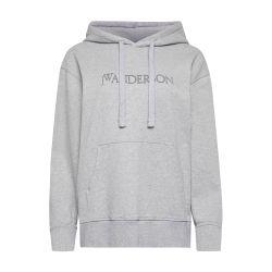Classic logo embroidery hoodie by JW ANDERSON