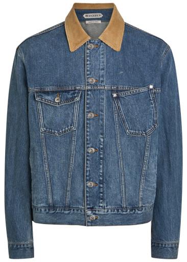 Corduroy Collar denim jacket by JW ANDERSON