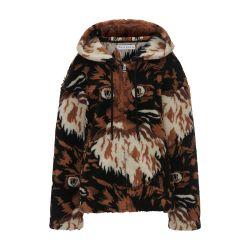 Fleece hoodied jacket by JW ANDERSON
