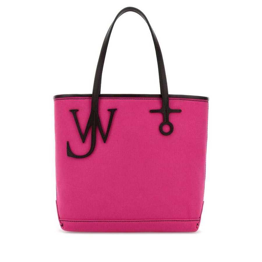 Fuchsia Canvas Small Anchor Bucket Bag Pinkbrown Borse A Mano by JW ANDERSON