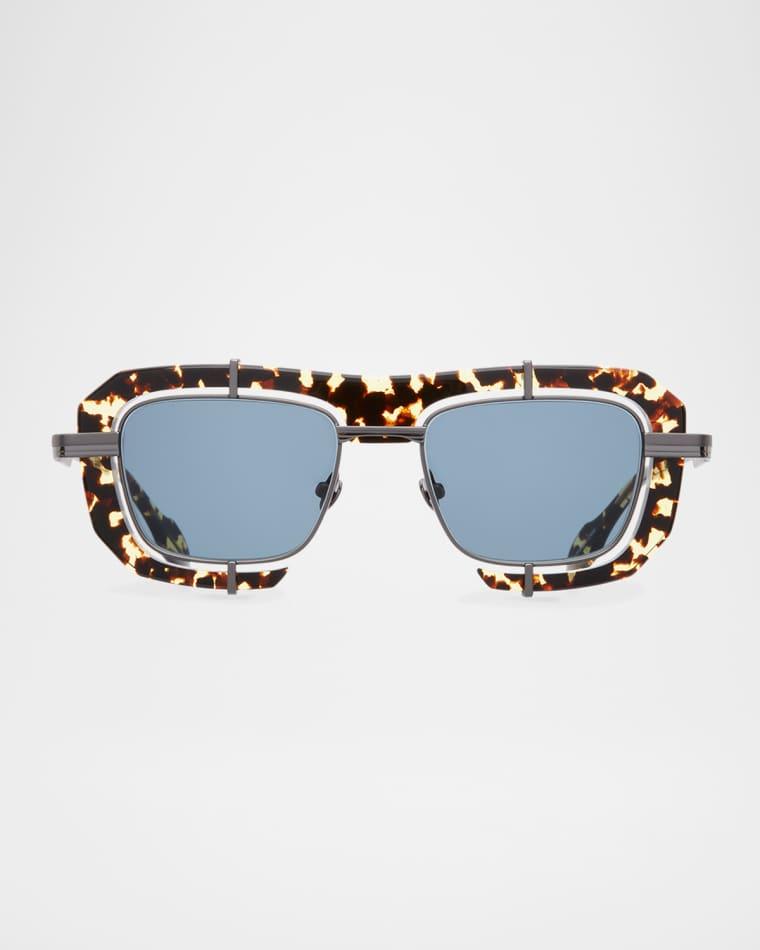 Geometric Aviator Stainless Steel Sunglasses by JW ANDERSON