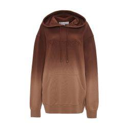 Gradient hoodie with logo embroidered by JW ANDERSON