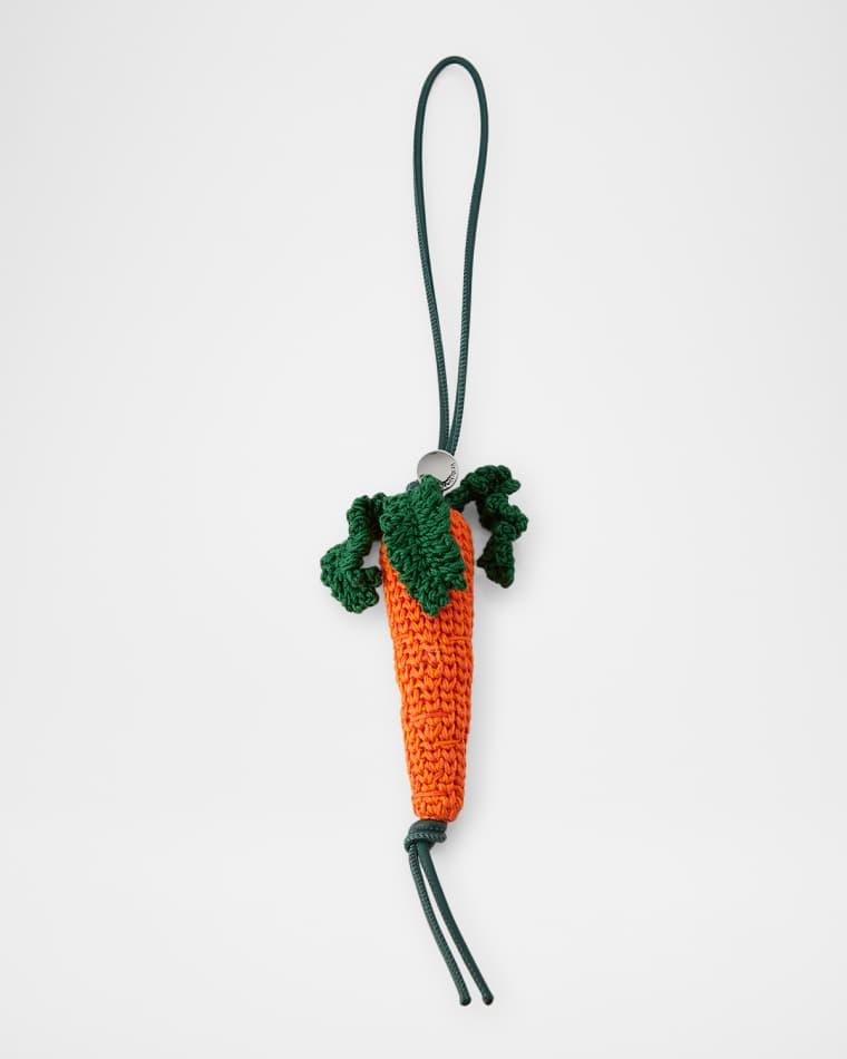 Hand-Crocheted Carrot Bag Charm by JW ANDERSON