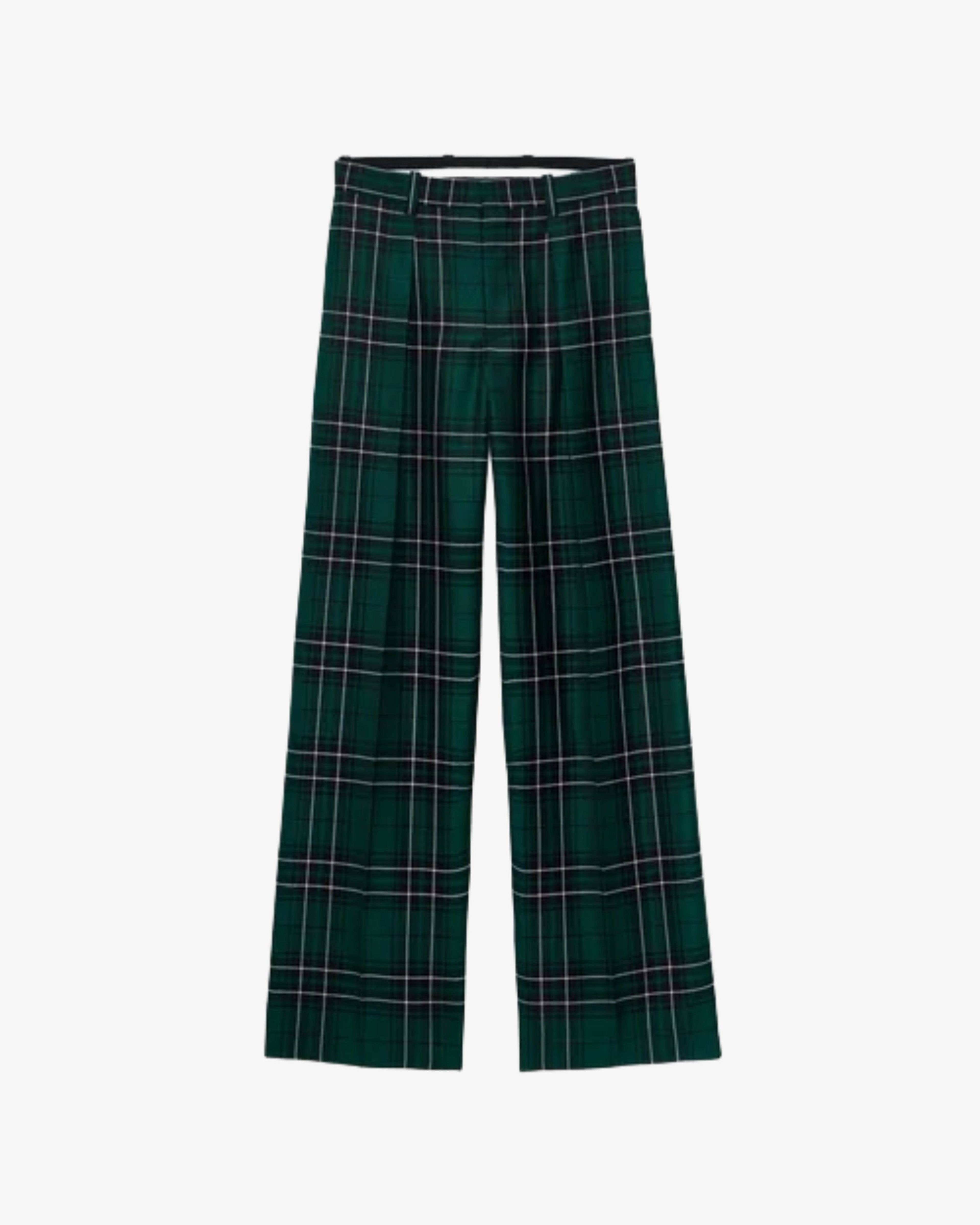 J.W. Anderson - Men's Straight Leg Trousers - (Checks560) by JW ANDERSON