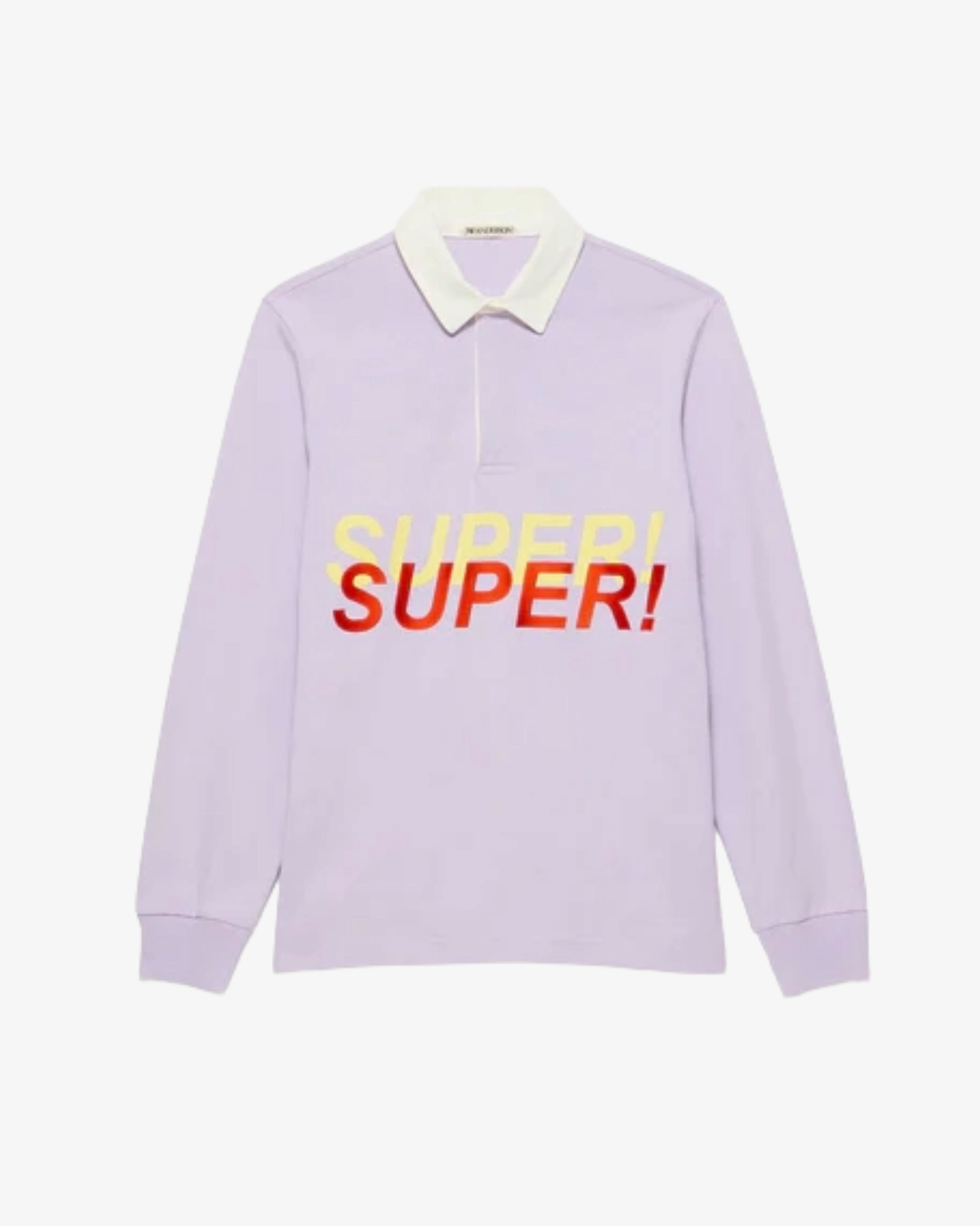 J.W. Anderson - Men's Super Super Rugby Polo - (Purple700) by JW ANDERSON