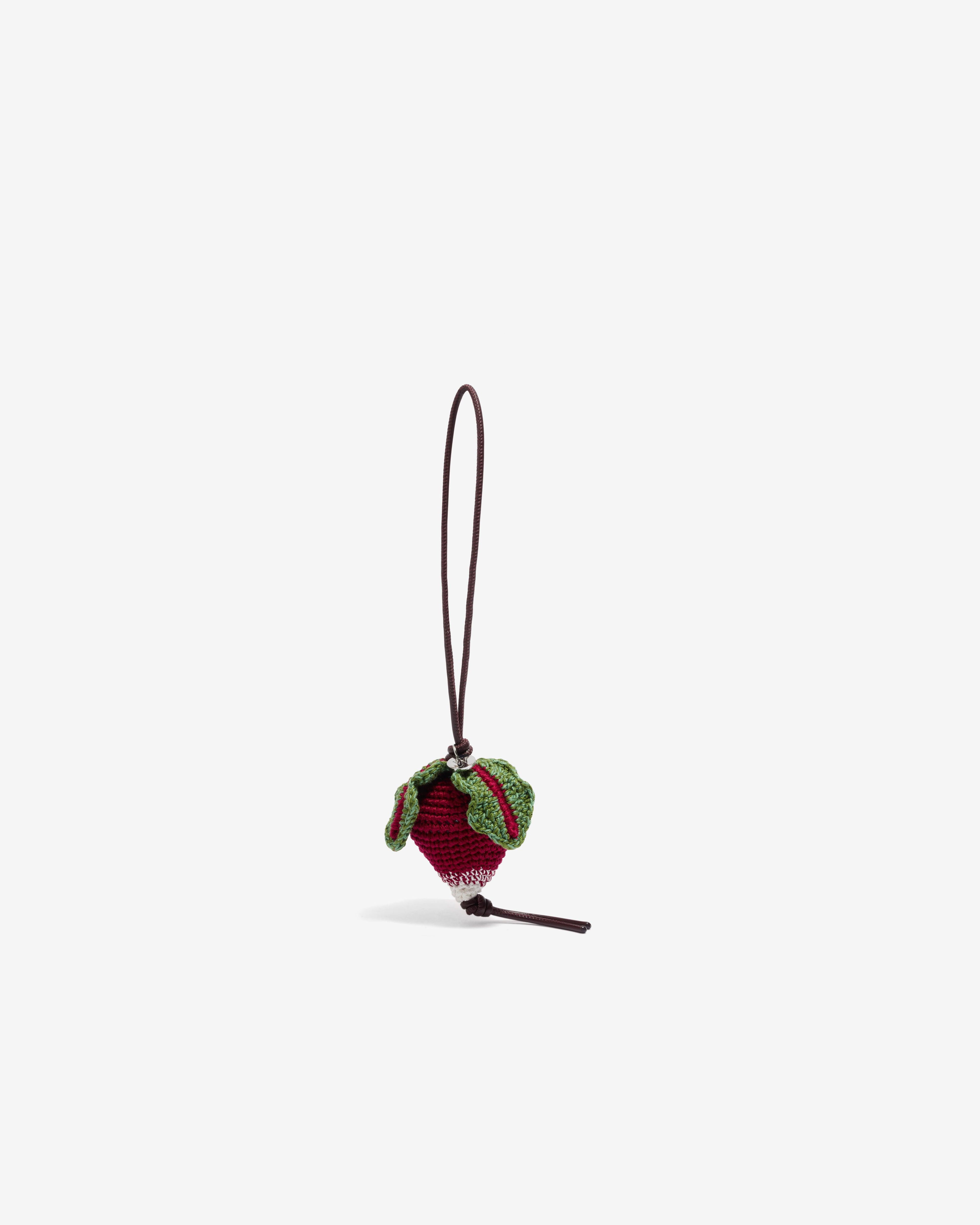 J.W. Anderson - Radish Charm - (Burgundy) by JW ANDERSON
