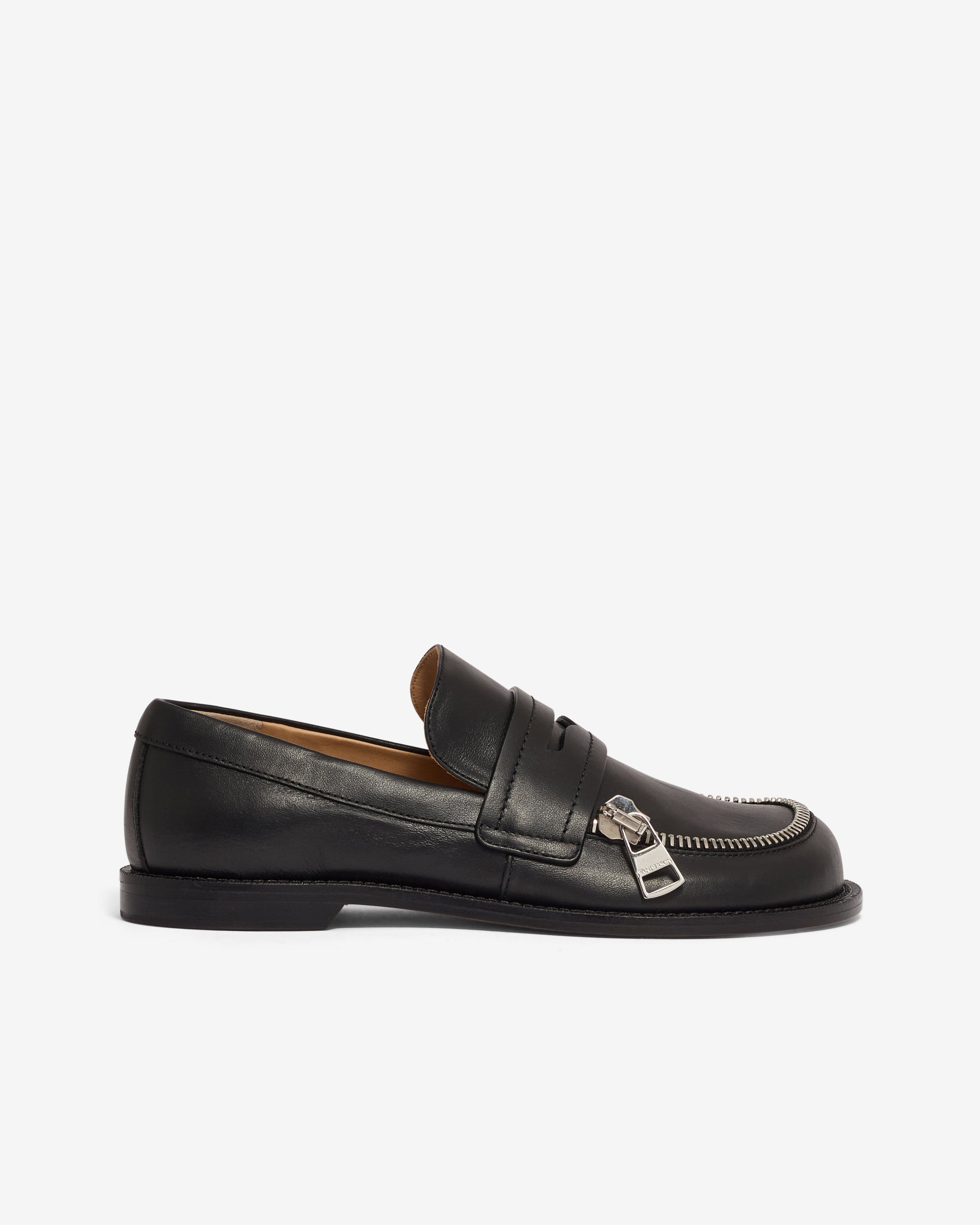 J.W. Anderson - Women’s Biker Moccasin - (Black) by JW ANDERSON