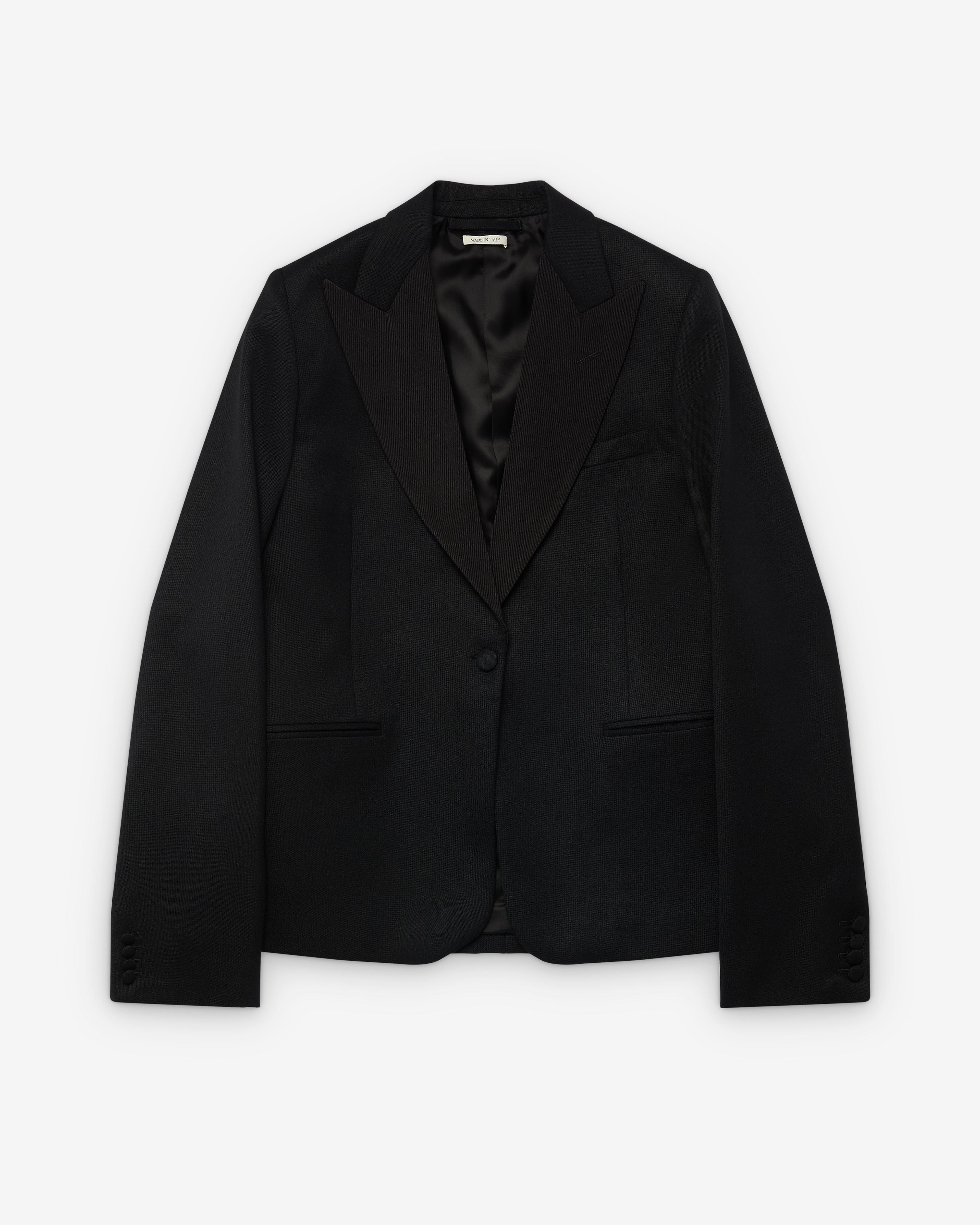 J.W. Anderson - Women's Fitted Tuxedo Jacket - (Black) by JW ANDERSON