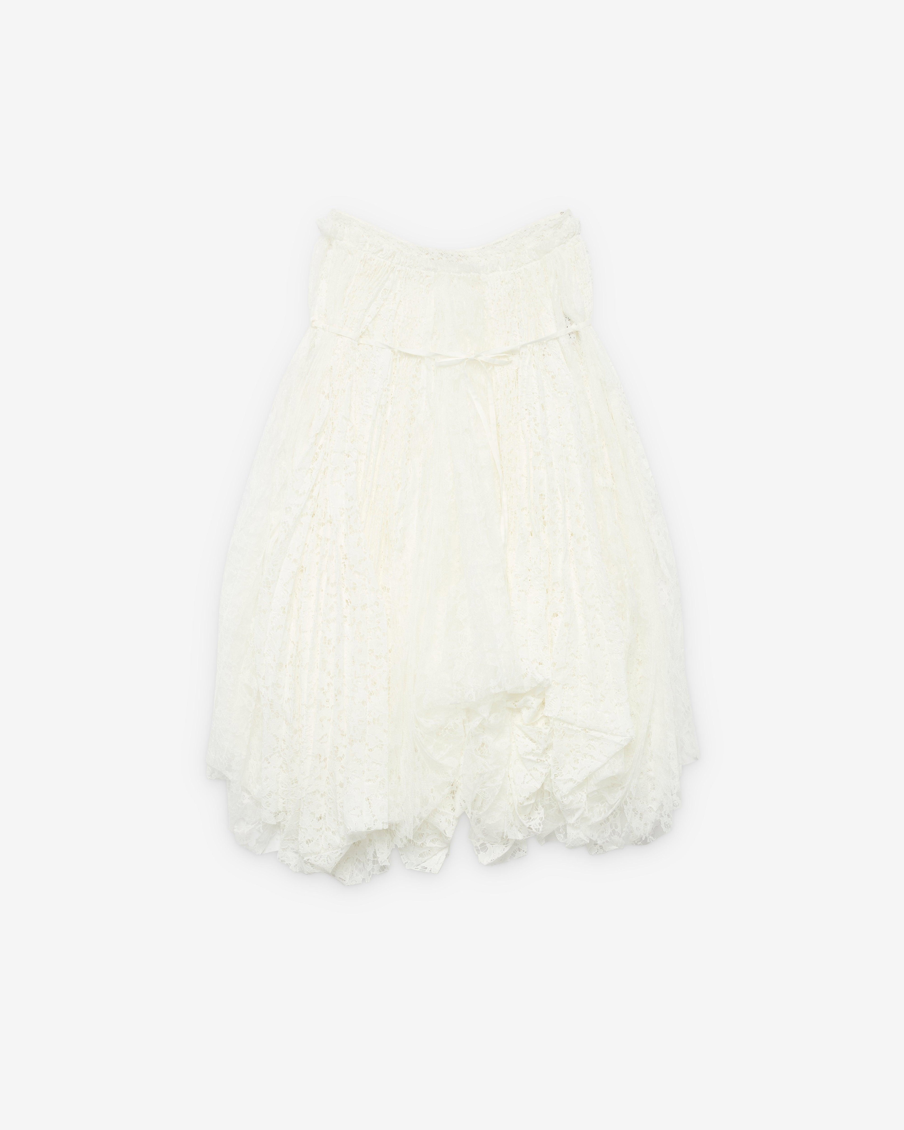 J.W. Anderson - Women's Mixed Lace Skirt - (White) by JW ANDERSON