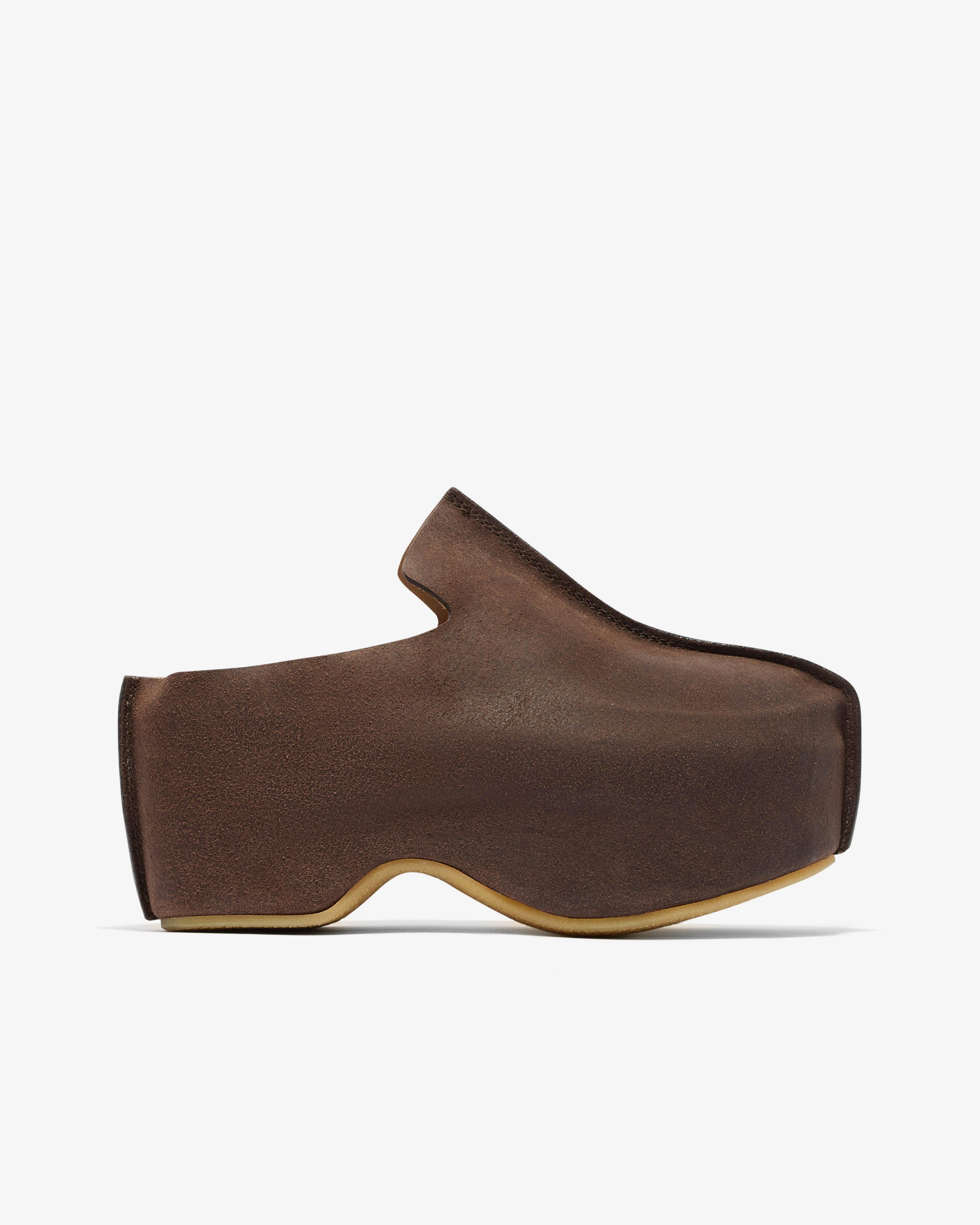 J.W. Anderson - Women’s Platform Clog - (Deep Walnut) by JW ANDERSON