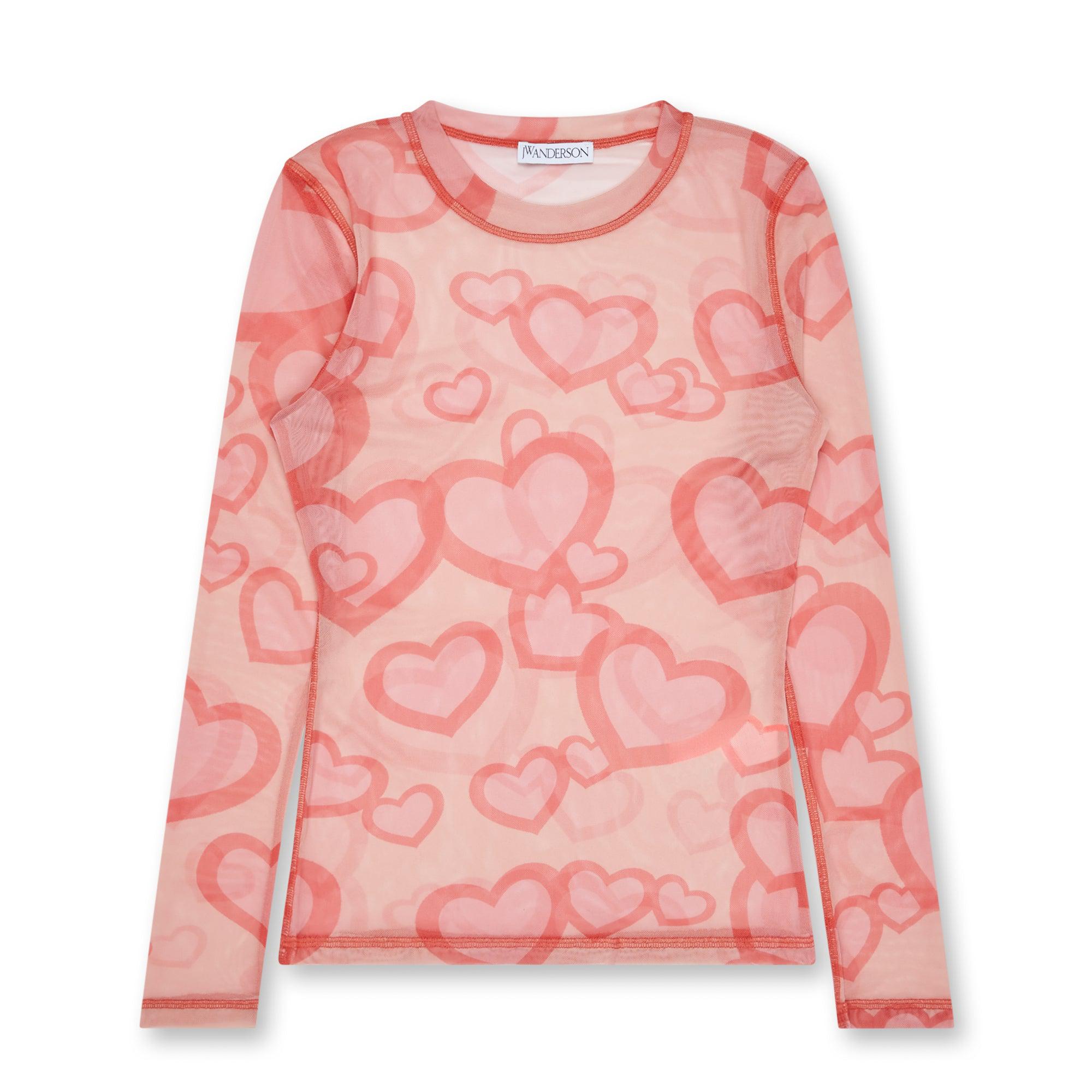 J.W. Anderson - Women’s Run Hany Long Sleeve Underpinning Top - (Powder Pink) by JW ANDERSON