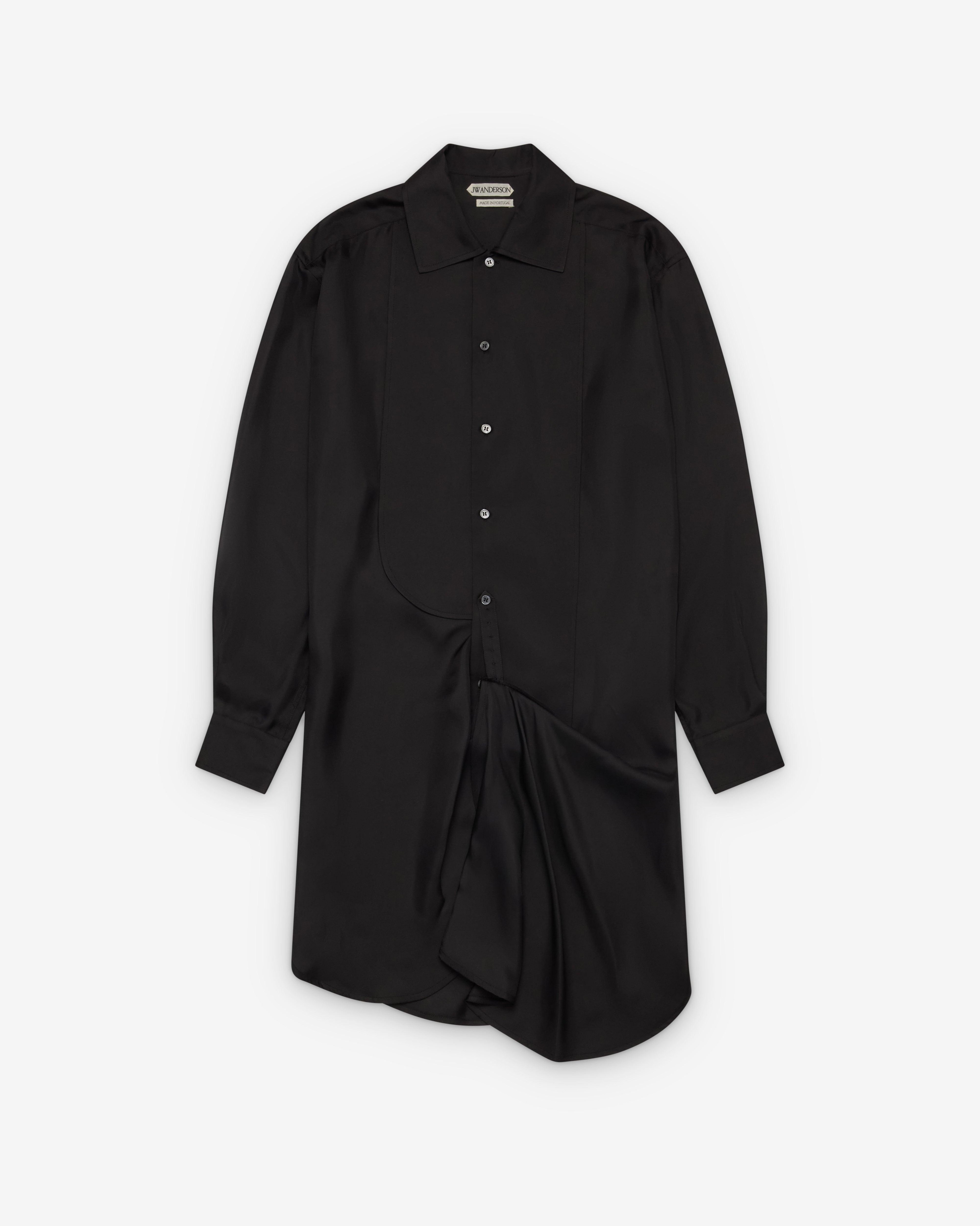 J.W. Anderson - Women's Tuxedo Drape Dress - (Black) by JW ANDERSON