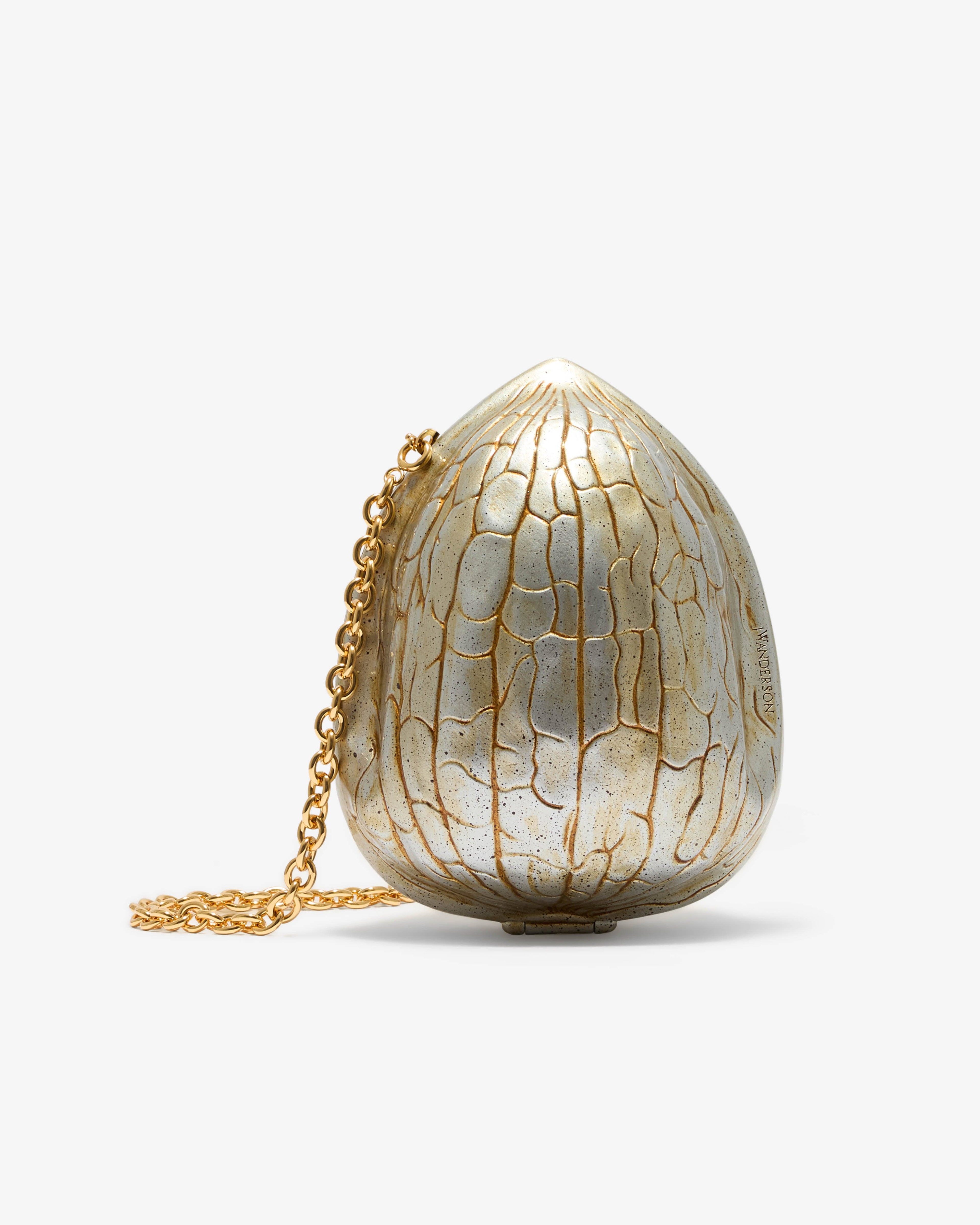 J.W. Anderson - Women’s Walnut Clutch - (Aged Gold) by JW ANDERSON