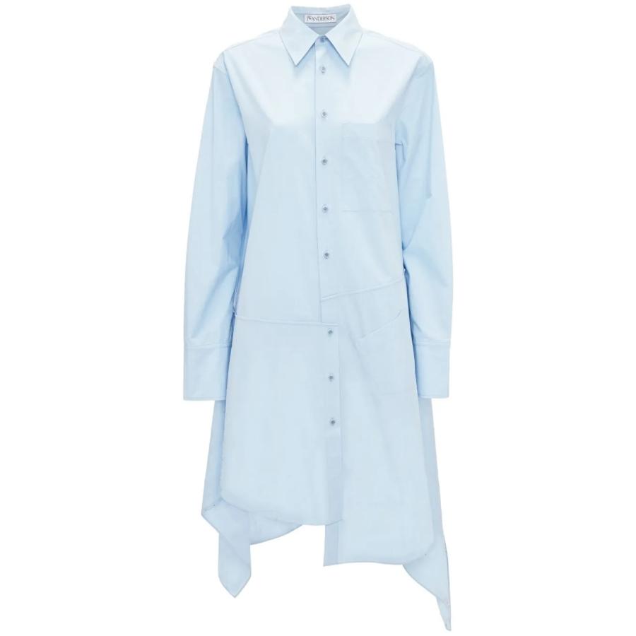 JW Anderson Asymmetric Cotton Shirtdress by JW ANDERSON