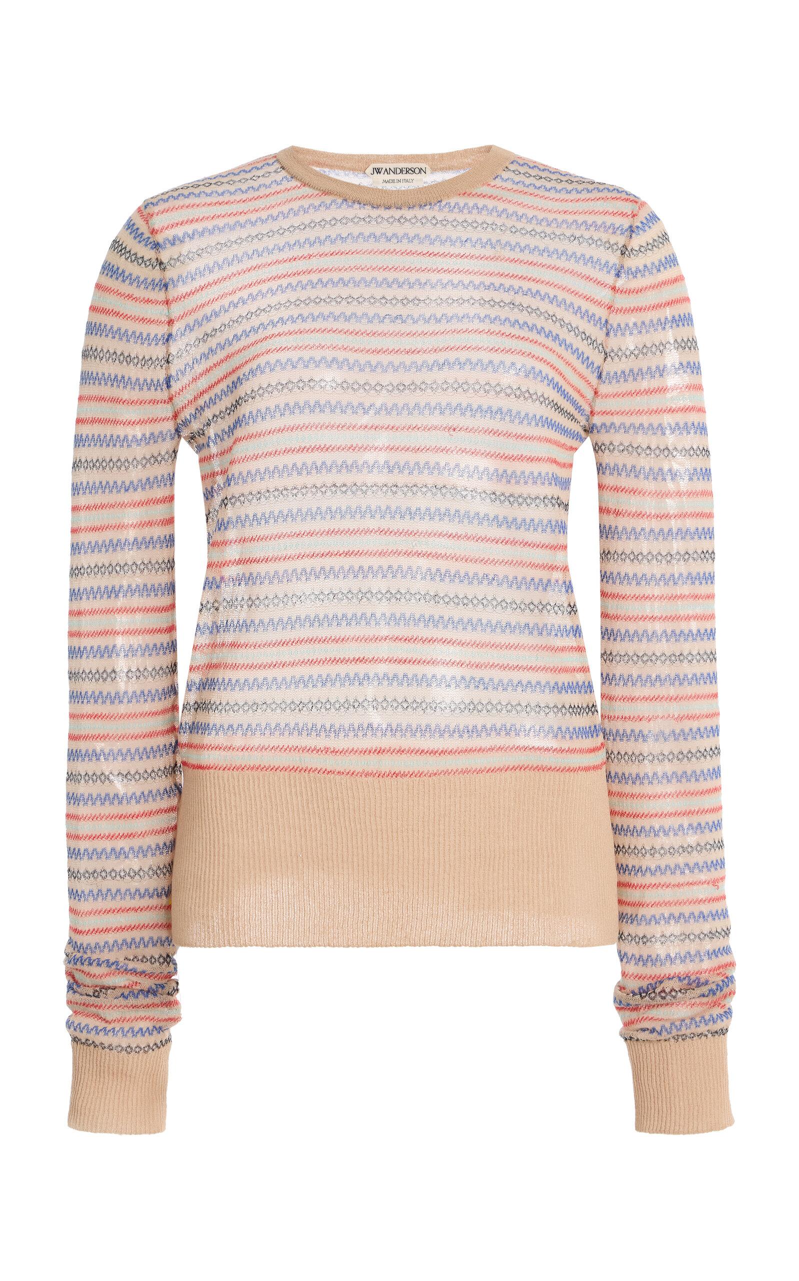 JW Anderson Cotton-Wool Fair Isle Sweater - Moda Operandi by JW ANDERSON JW Anderson Cotton-Wool Fair Isle Sweater - Moda Operandi by JW ANDERSON