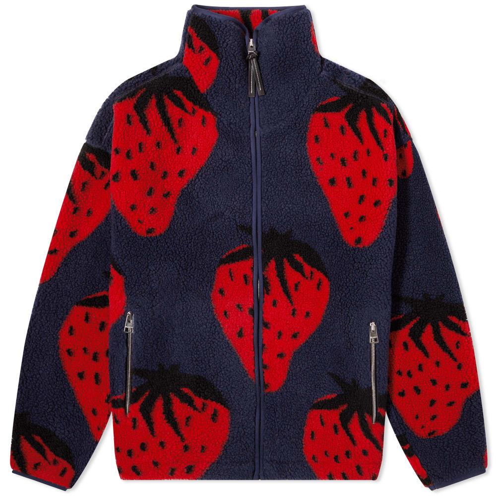 JW Anderson Fluffy Fleece Zip Front Jacket by JW ANDERSON JW Anderson Fluffy Fleece Zip Front Jacket by JW ANDERSON