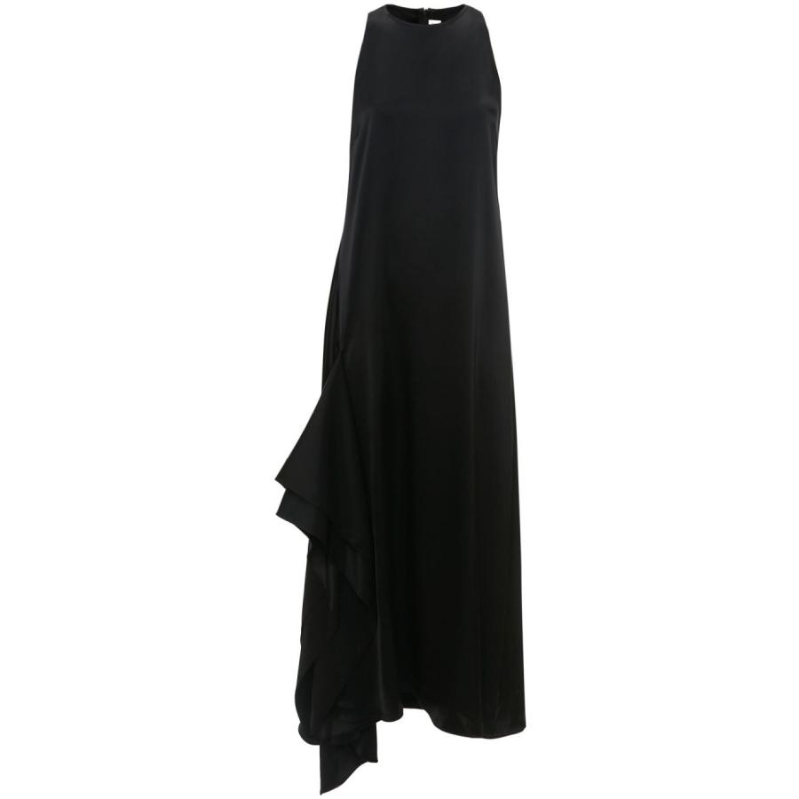 JW Anderson Sleeveless Draped Round Neck Midi Dress by JW ANDERSON