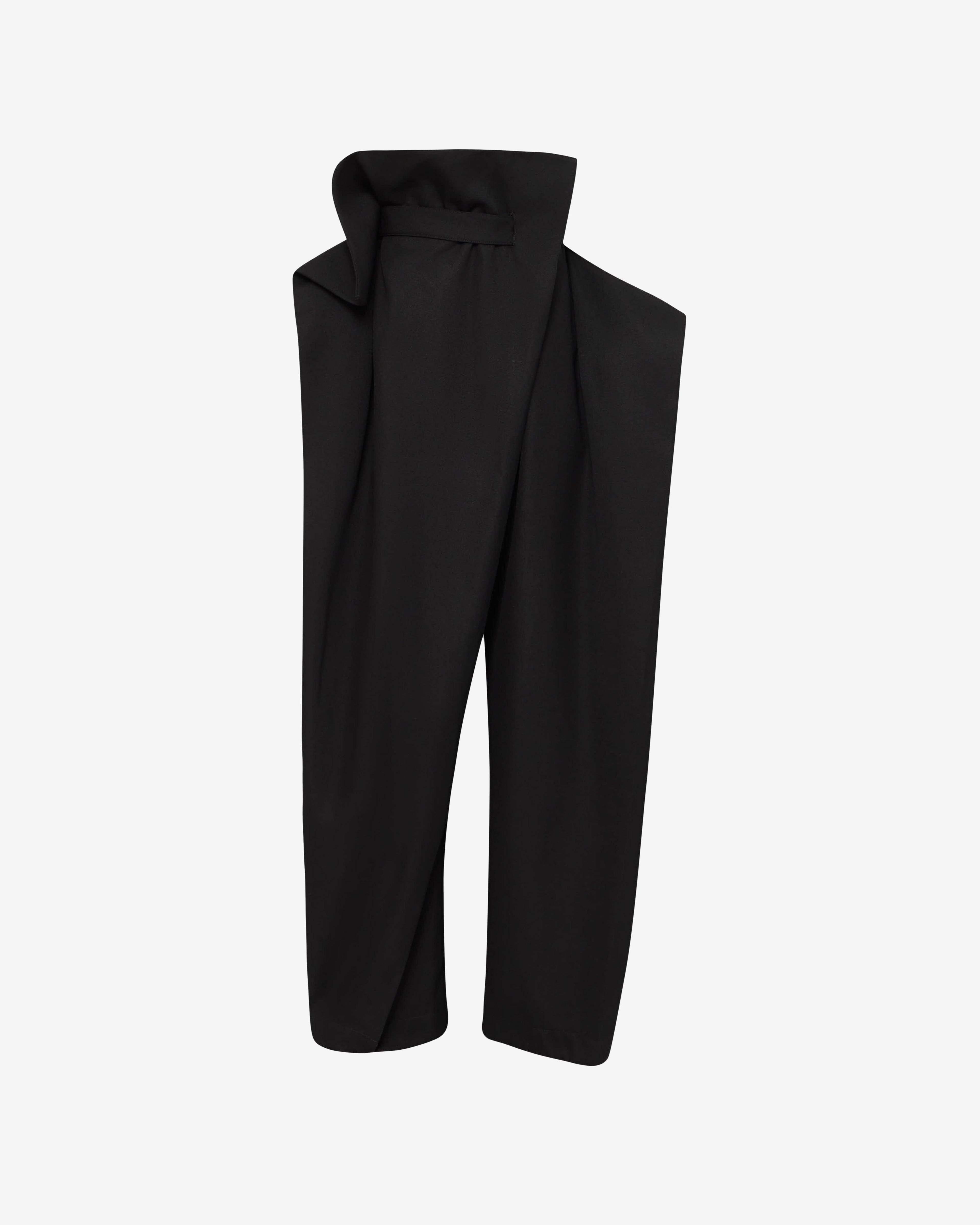 JW Anderson - Women's Fold Over Trousers - (Black) by JW ANDERSON