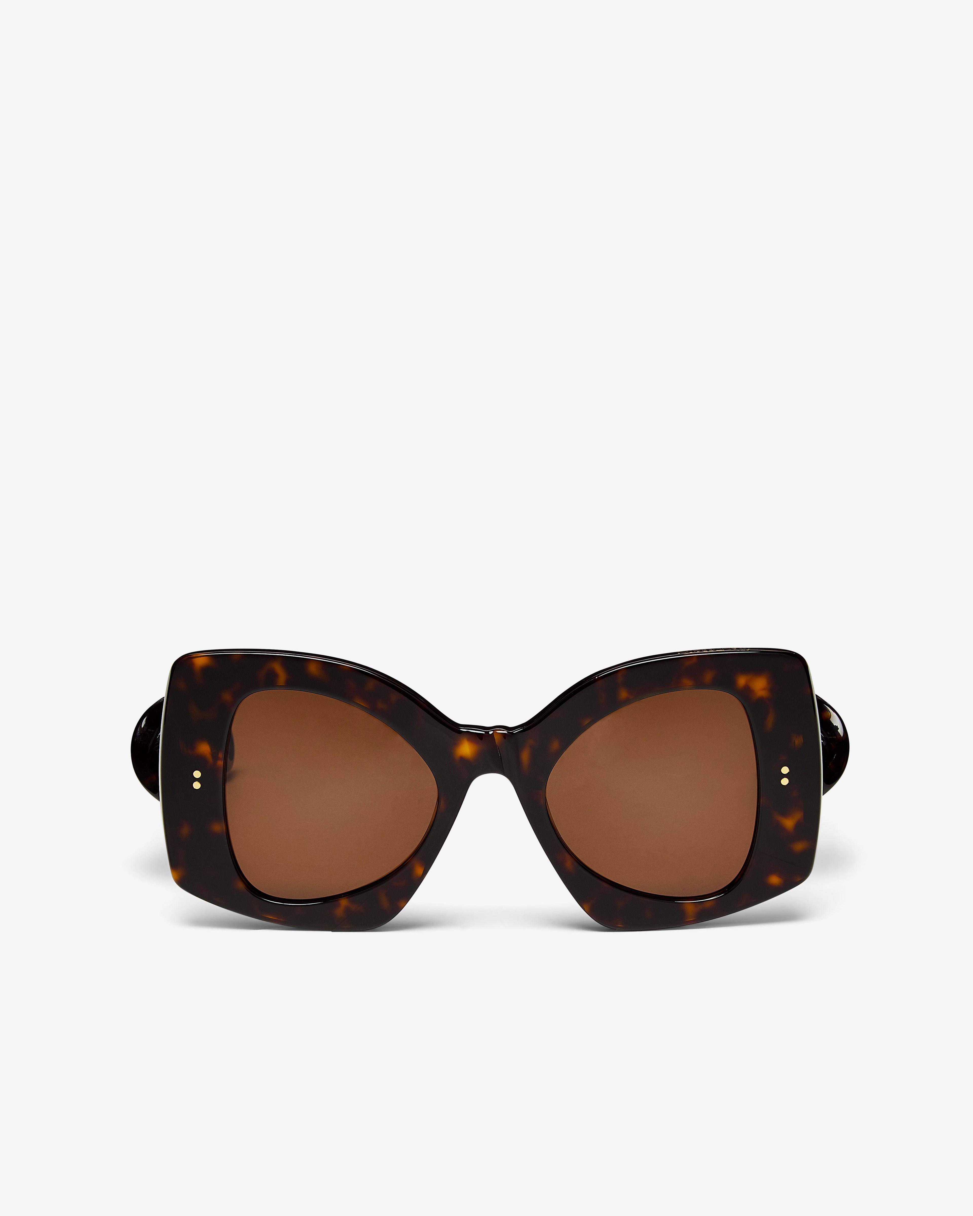 JW Anderson - Women's Twister Sunglasses - (Tortoise) by JW ANDERSON