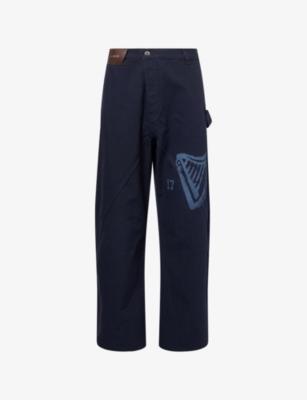 JW Anderson x Guinness Twisted Cotton Workwear Trousers by JW ANDERSON
