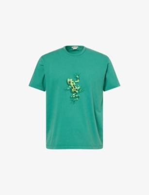 Jumping Frog Crewneck Cotton-Jersey T-Shirt by JW ANDERSON