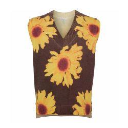 Knitted printed vest by JW ANDERSON