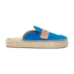 Leather espadrille loafer mules by JW ANDERSON