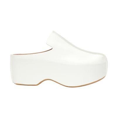 Leather platform clogs by JW ANDERSON
