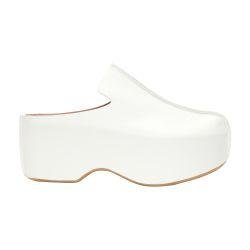 Leather platform clogs by JW ANDERSON