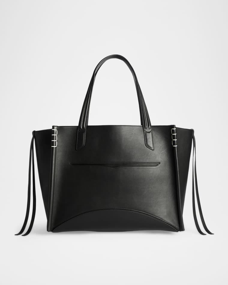 Loafer Cabas Stitched Smooth Leather Tote Bag by JW ANDERSON