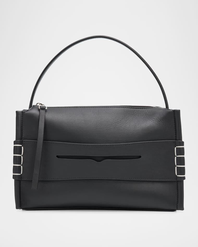 Loafer Stitched Leather Shoulder Bag by JW ANDERSON