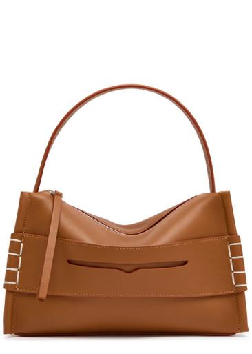 Loafer leather shoulder bag by JW ANDERSON