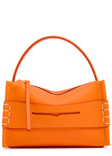 Loafer small leather top handle bag by JW ANDERSON