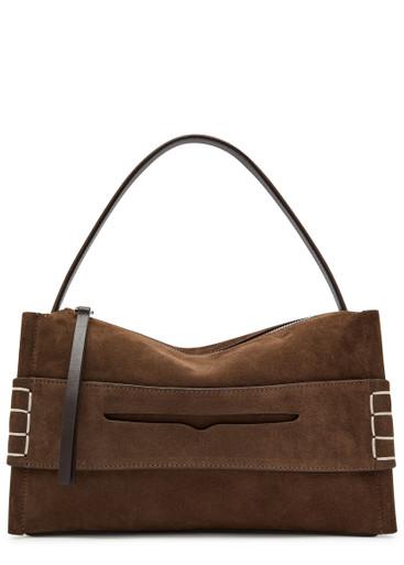 Loafer suede shoulder bag by JW ANDERSON
