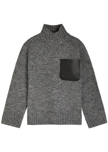 Logo wool-blend jumper by JW ANDERSON