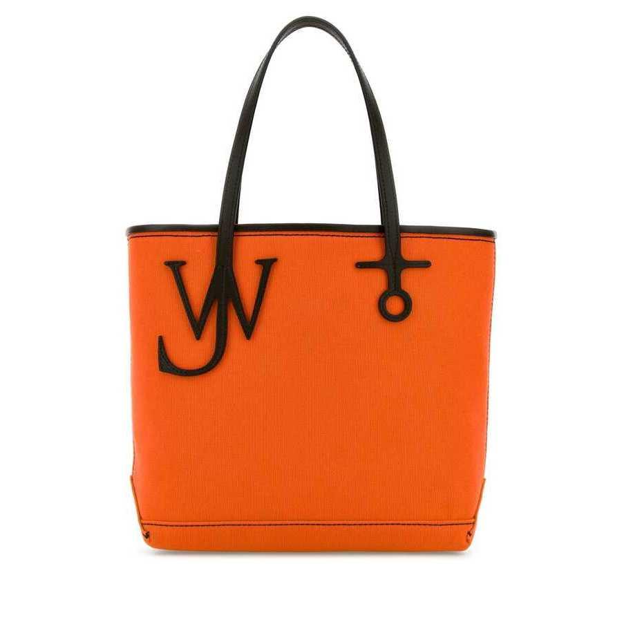 Orange Canvas Small Anchor Bucket Bag Orangebrown Borse A Mano by JW ANDERSON