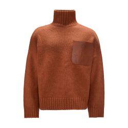 Patch pocket turtleneck sweater by JW ANDERSON