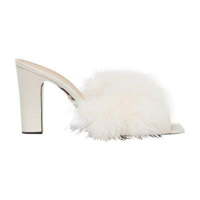 Paw leather mules by JW ANDERSON